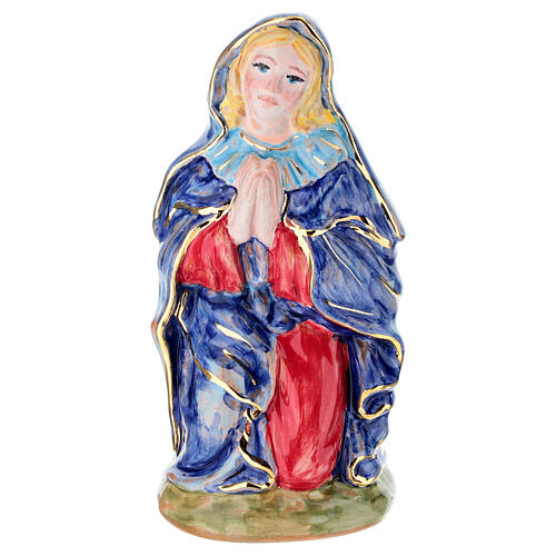 Nativité Dellarte Ceramiche peinte à la main crèche 20 cm 3