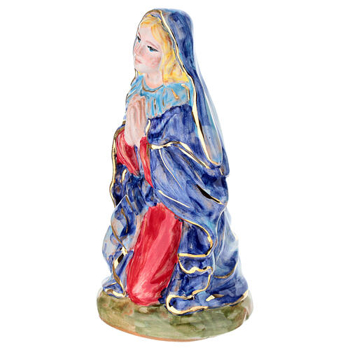 Nativité Dellarte Ceramiche peinte à la main crèche 20 cm 6