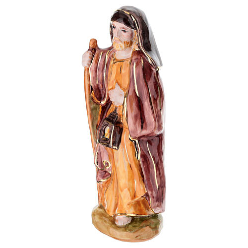 Nativité Dellarte Ceramiche peinte à la main crèche 20 cm 7