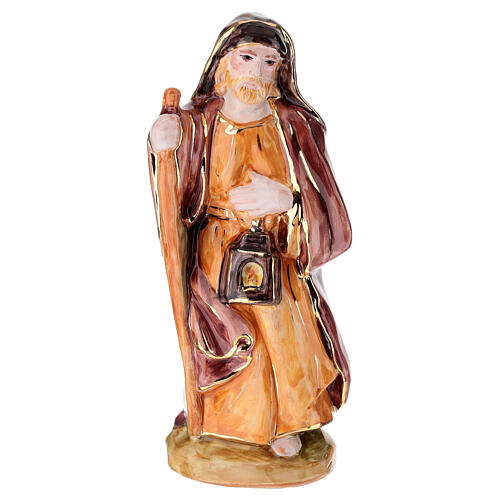 Natività Dellarte Ceramiche dipinta a mano presepe 20 cm 4