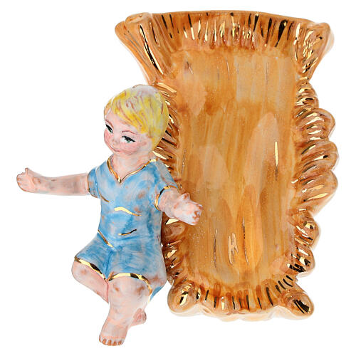 Natività Dellarte Ceramiche dipinta a mano presepe 20 cm 8