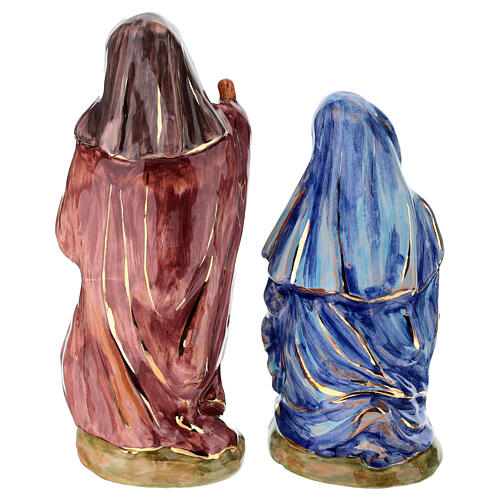 Natività Dellarte Ceramiche dipinta a mano presepe 20 cm 11