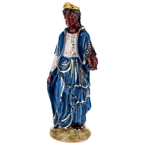 Weihnachtskrippe, 12-teiliges Set, 20 cm Krippe, handbemalt – Dellarte Ceramiche 5