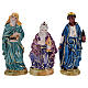 Set 12 pz statuine natività Dellarte Ceramiche dipinta a mano 20 cm s4