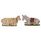 Set 12 pz statuine natività Dellarte Ceramiche dipinta a mano 20 cm s9