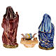 Set 12 pz statuine natività Dellarte Ceramiche dipinta a mano 20 cm s10