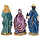 Set 12 pz statuine natività Dellarte Ceramiche dipinta a mano 20 cm s11