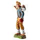 Pastore giovane presepe 10 cm con fagotto Moranduzzo s3