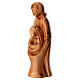 Estatua madera de olivo Sagrada Familia 20 cm Tierra Santa s2
