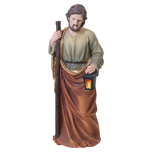 Scena presepe in resina completa 80 cm 11 pezzi 6