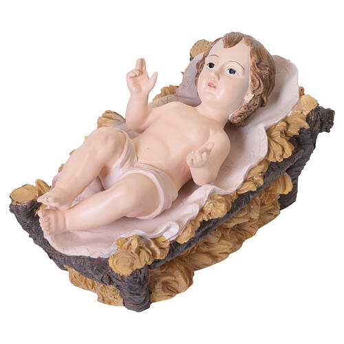 Kompletna scena do szopki z żywicy, 11 figur, najwyższa 80cm 4