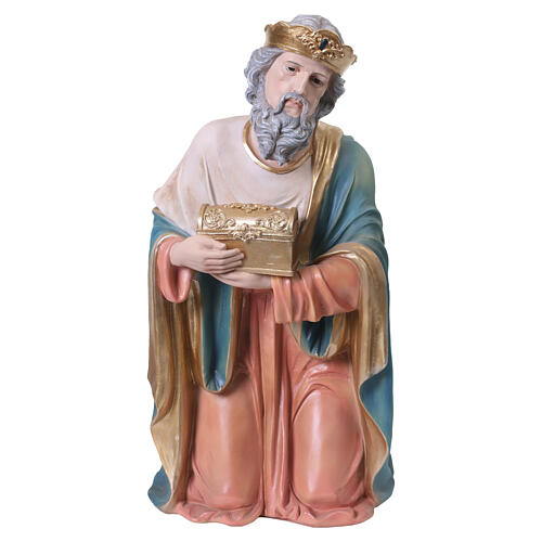 Complete resin Nativity Scene 11 pcs, 80 cm 11