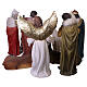 Complete Nativity Scene of 100 cm in resin, set of 11 s24