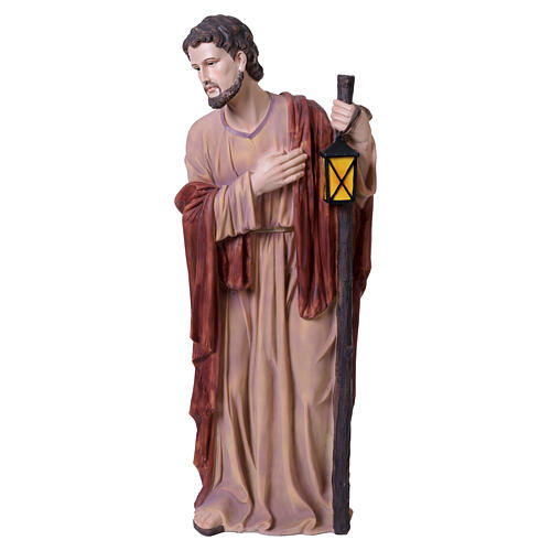 Presepe completo 100 cm in resina 11 pezzi 8