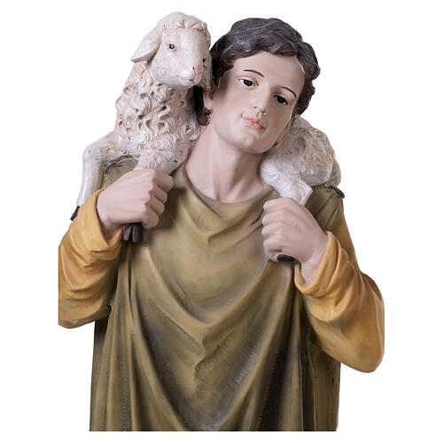 Presepe completo 100 cm in resina 11 pezzi 13