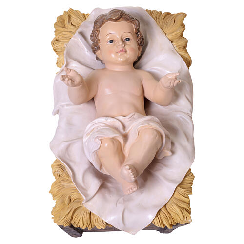 Complete nativity set 100 cm in resin, 11 pieces 5