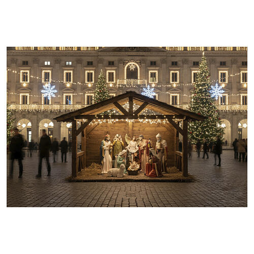 Complete nativity set 100 cm in resin, 11 pieces 6