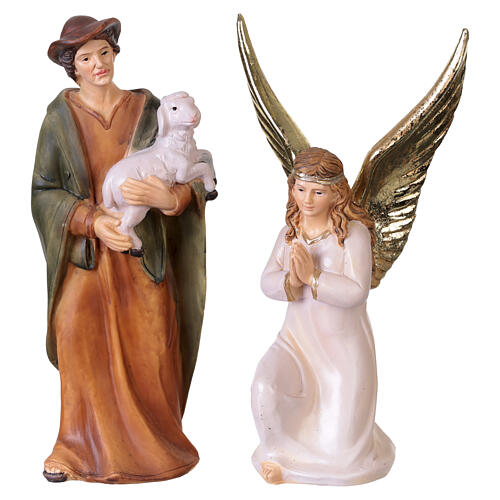 Complete Nativity Scene set of 11 resin figurines, 20 cm 6