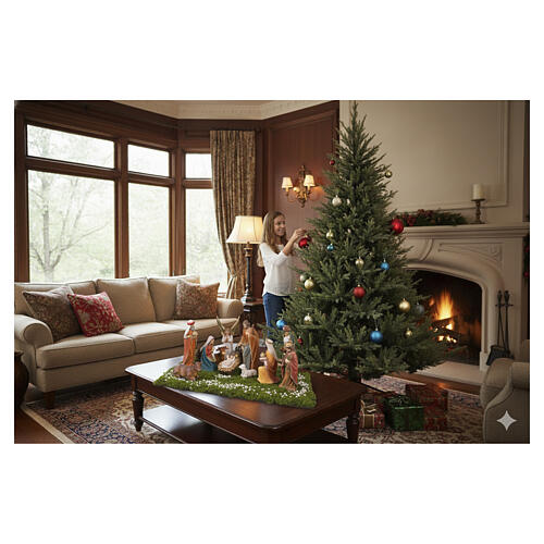 Presepe completo 11 pz - 20 cm in resina 2