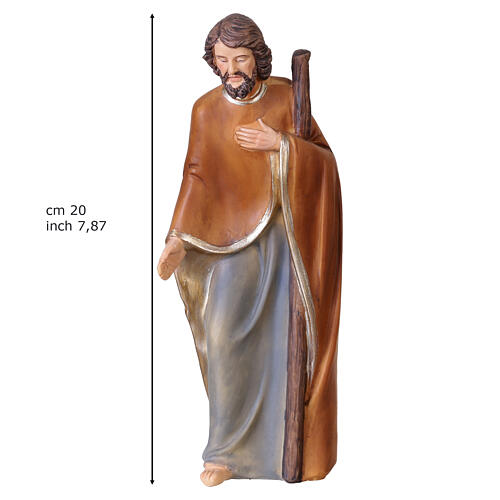 Szopka bożonarodzeniowa, komplet 11 szt., 20 cm, żywica 3