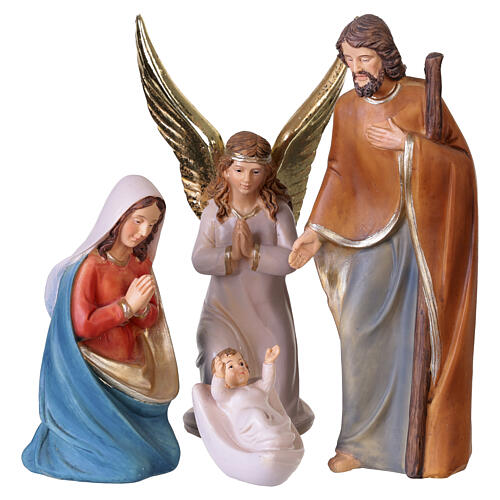 Complete Nativity set 11 pcs in resin, 20 cm 4