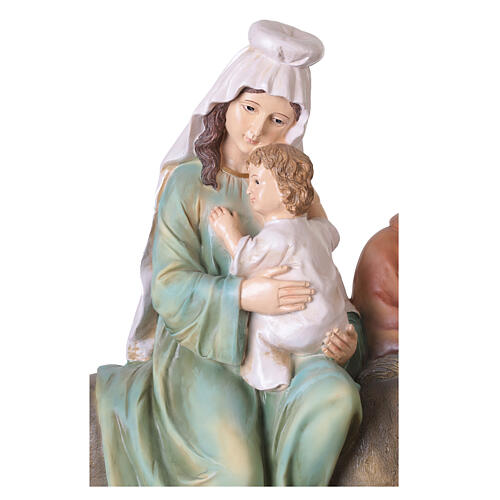 Scène de Noël Fuite en Égypte résine 75 cm 3