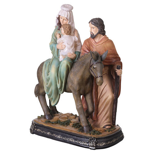 Scène de Noël Fuite en Égypte résine 75 cm 5
