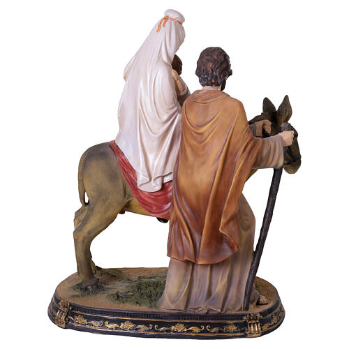 Flight into Egypt resin statue, 100 cm 11