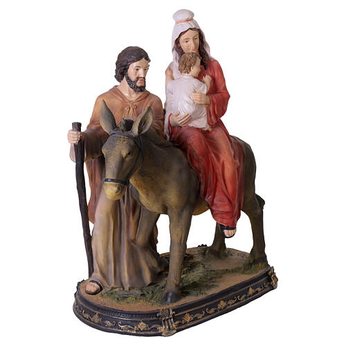 La fuga in Egitto statuetta resina 100 cm 5
