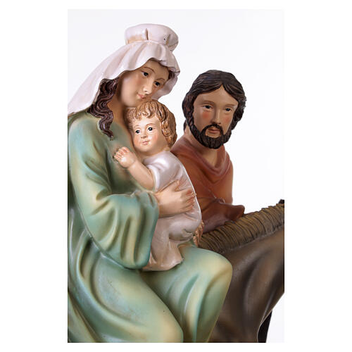 Fuite en Égypte résine 45 cm crèche de Pâques 5