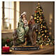 Fuga in Egitto resina presepe pasquale 45cm s2