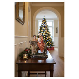 Flight into Egypt resin statue, 40 cm