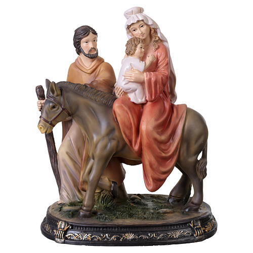 Fuite en Égypte statuette en résine 40 cm 1