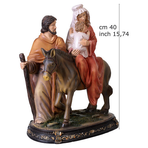 Figurka z żywicy Ucieczka do Egiptu, 40 cm 3