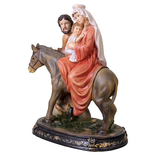 Fuga para o Egito estatueta em resina 40 cm 5