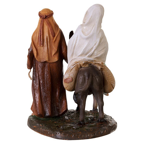 Ricerca dell'alloggio San Giuseppe e Maria per presepe 18 cm 4