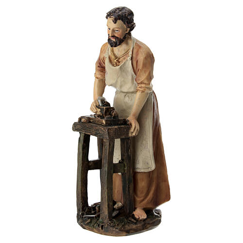 Statuina San Giuseppe falegname 10 cm presepe pasquale 2