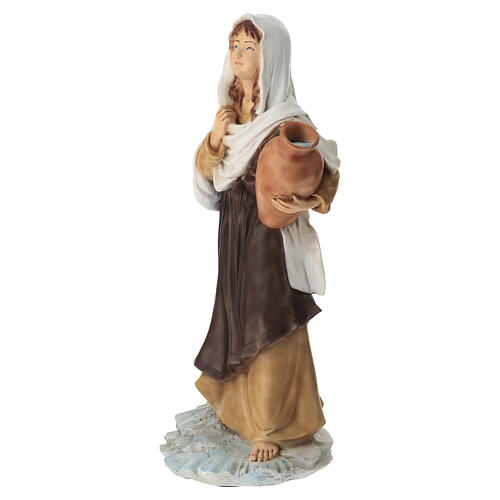 Femme avec amphore pour crèche d'intérieur 70 cm 4