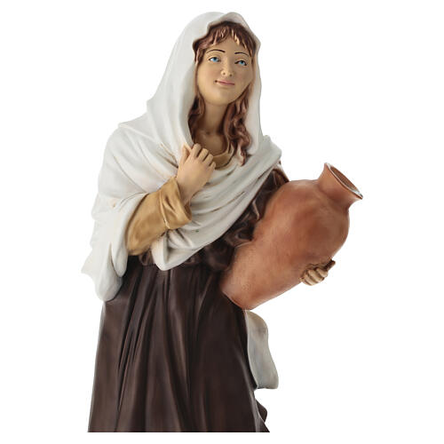 Femme avec amphore pour crèche d'intérieur 70 cm 5