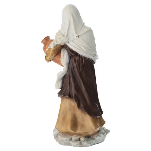 Femme avec amphore pour crèche d'intérieur 70 cm 9