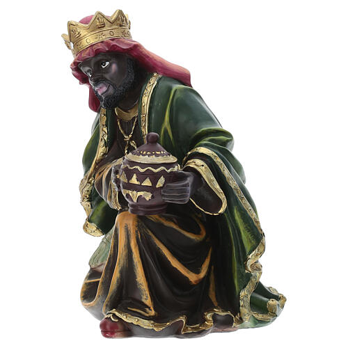 Set tre Re Magi resina presepe 30 cm 6