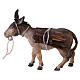 Pastor com burro e lenha para presépio Original Pastore Val Gardena 10 cm s5