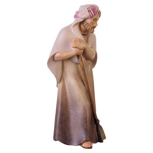 Pasterz z motyką, Val Gardena, 12 cm,ręcznie malowana figurka do szopki Original Cometa 4