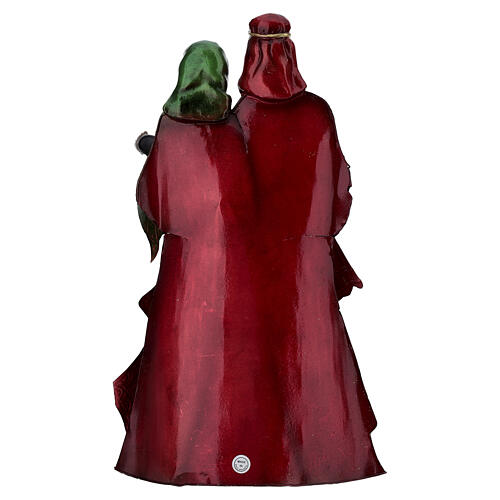 Nativity Holy Family in metal 35cm Bagutta Tendence 4