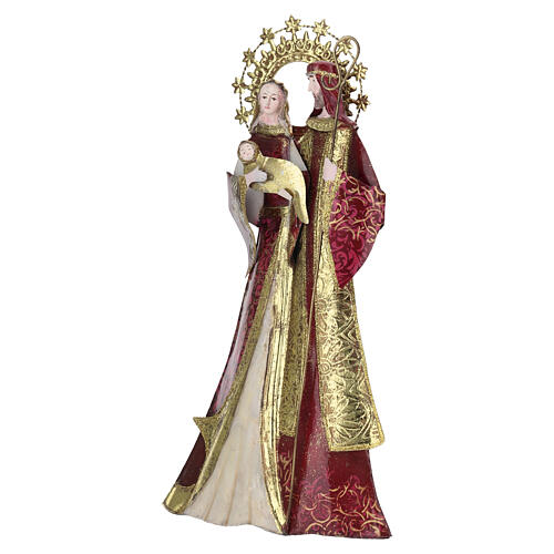 Estátua da Sagrada Família em metal de 50 cm Bagutta Tendence 3