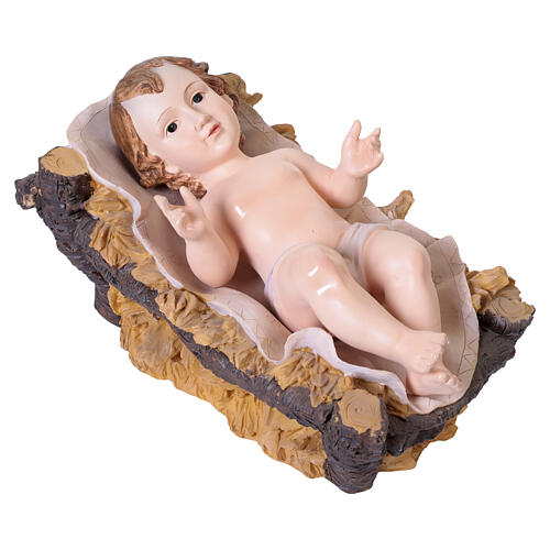 Sainte Famille en résine pour crèche 80 cm 9