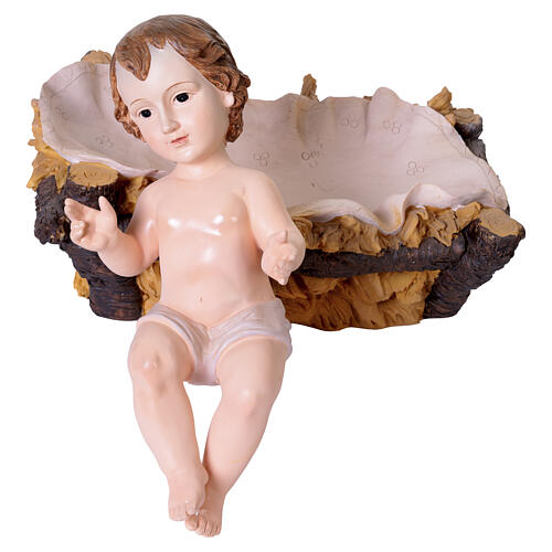 Sainte Famille en résine pour crèche 80 cm 12