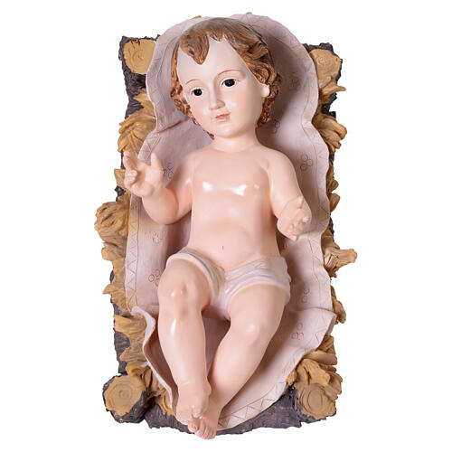 Resin Nativity Holy Family statue, 80 cm 3