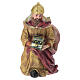 STOCK Król klęczący - figurka do szopki 27 cm, żywica, wielokolorowa s1