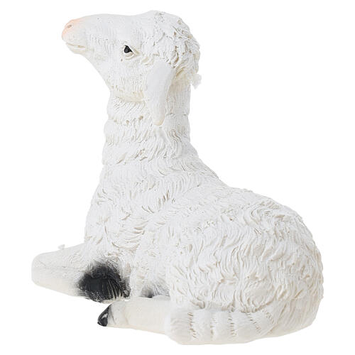 STOCK Owieczka z żywicy do szopki 27 cm 3